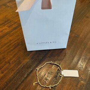 Gold Beaded Bracelet